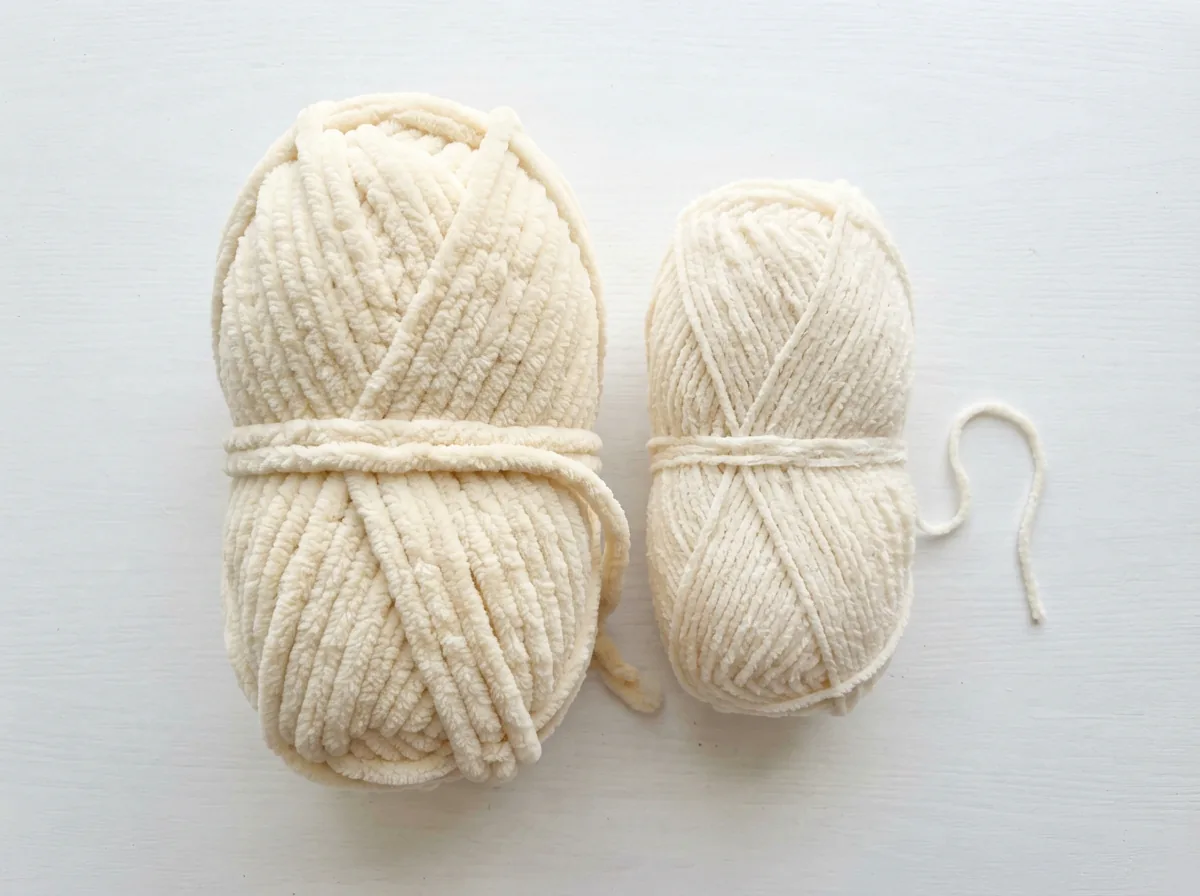 An overview display showing both standard and lite versions of Sweet Snuggles yarn.