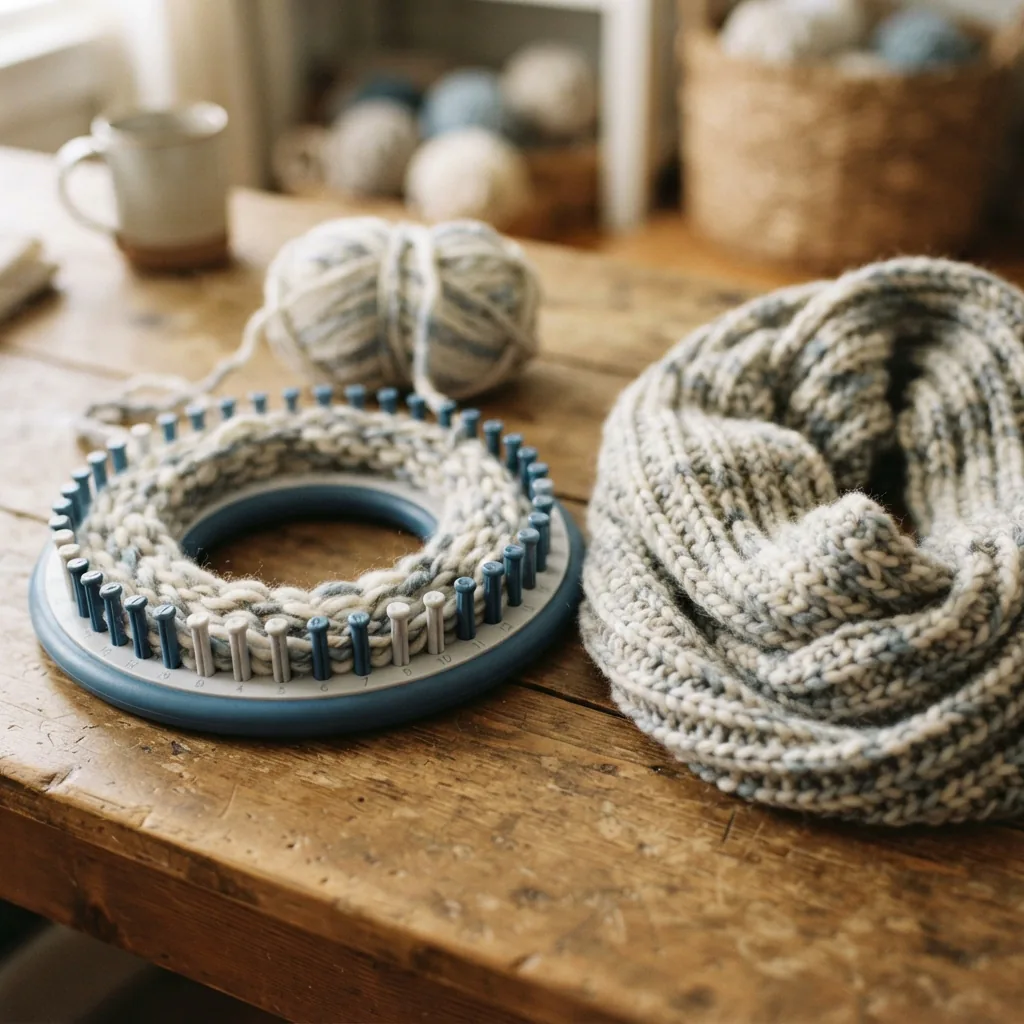 Knit Quick Infinity Loom by Loops & Threads.