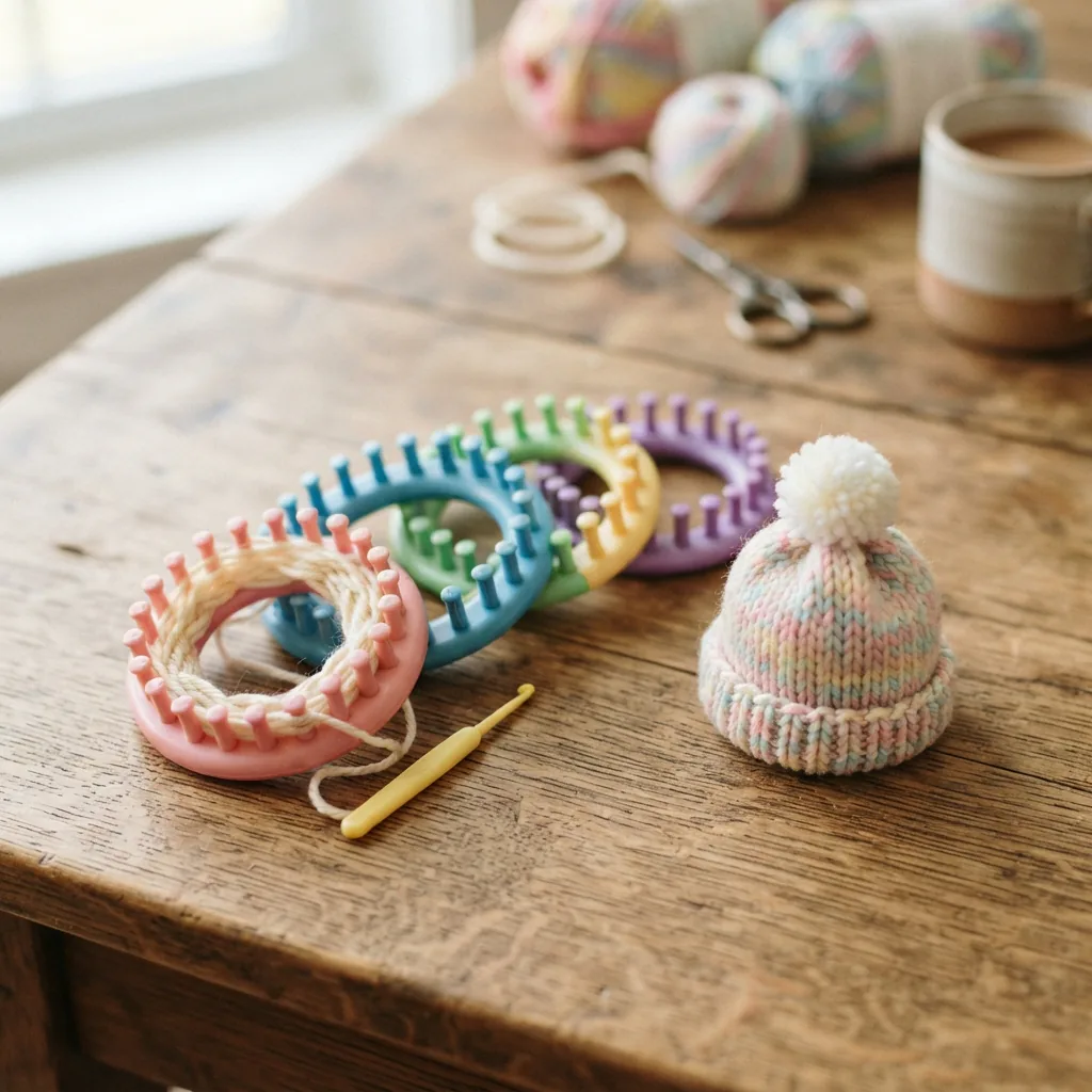 Knit Quick Mini Loom Set by Loops & Threads.