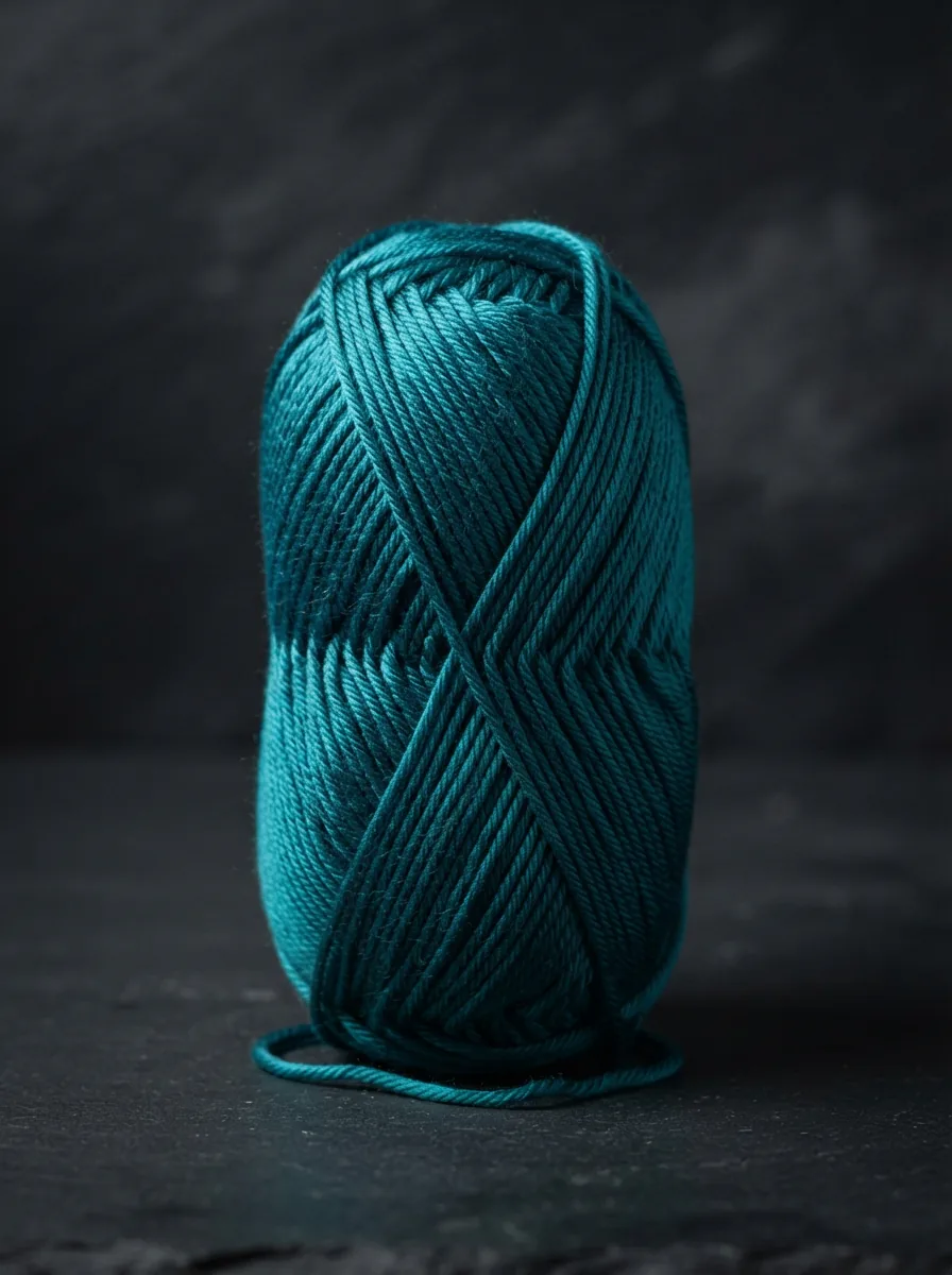 A skein of Loops and Threads Soft & Shiny yarn in a vibrant solid color, presented as the hero product.